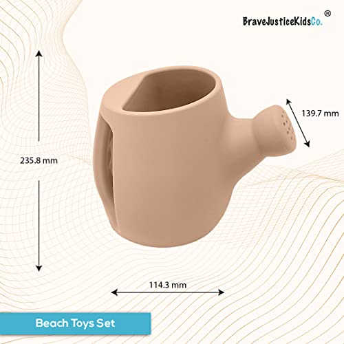 XL Summer Beach Set by BraveJusticeKidsCo. – Toddler Sandbox Toys with Bag & Accessories