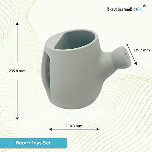 XL Summer Beach Set by BraveJusticeKidsCo. – Toddler Sandbox Toys with Bag & Accessories