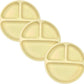 BraveJusticeKidsCo. | SiliSteel™ 3 Pack Silicone Plate for Kids and Toddlers | Baby-led feeding | Patent Pending…