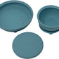 BraveJusticeKidsCo. | Silicone Assist Plate and Assist Bowl Combo Pack for Toddler and Baby | Baby-led feeding