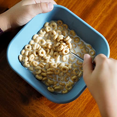 BraveJusticeKidsCo. | SiliSteel™ UnBreakabowl™ Microwave Safe Silicone Bowl | Unbreakable Dinnerware | Family All Ages