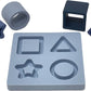 Early Education Silicone Baby Puzzle | Stacking Building Blocks Toddler Toys