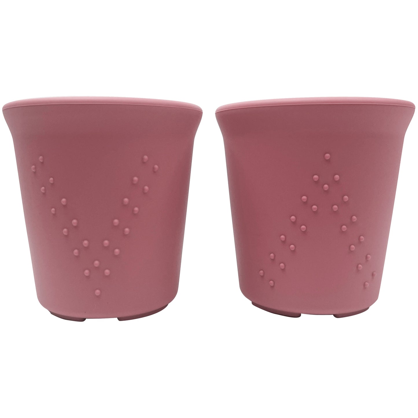 BraveJusticeKidsCo. | SiliSteel™ Drinking Cups | Kids and Toddler Silicone + Steel Dinnerware Cups (2 pack)