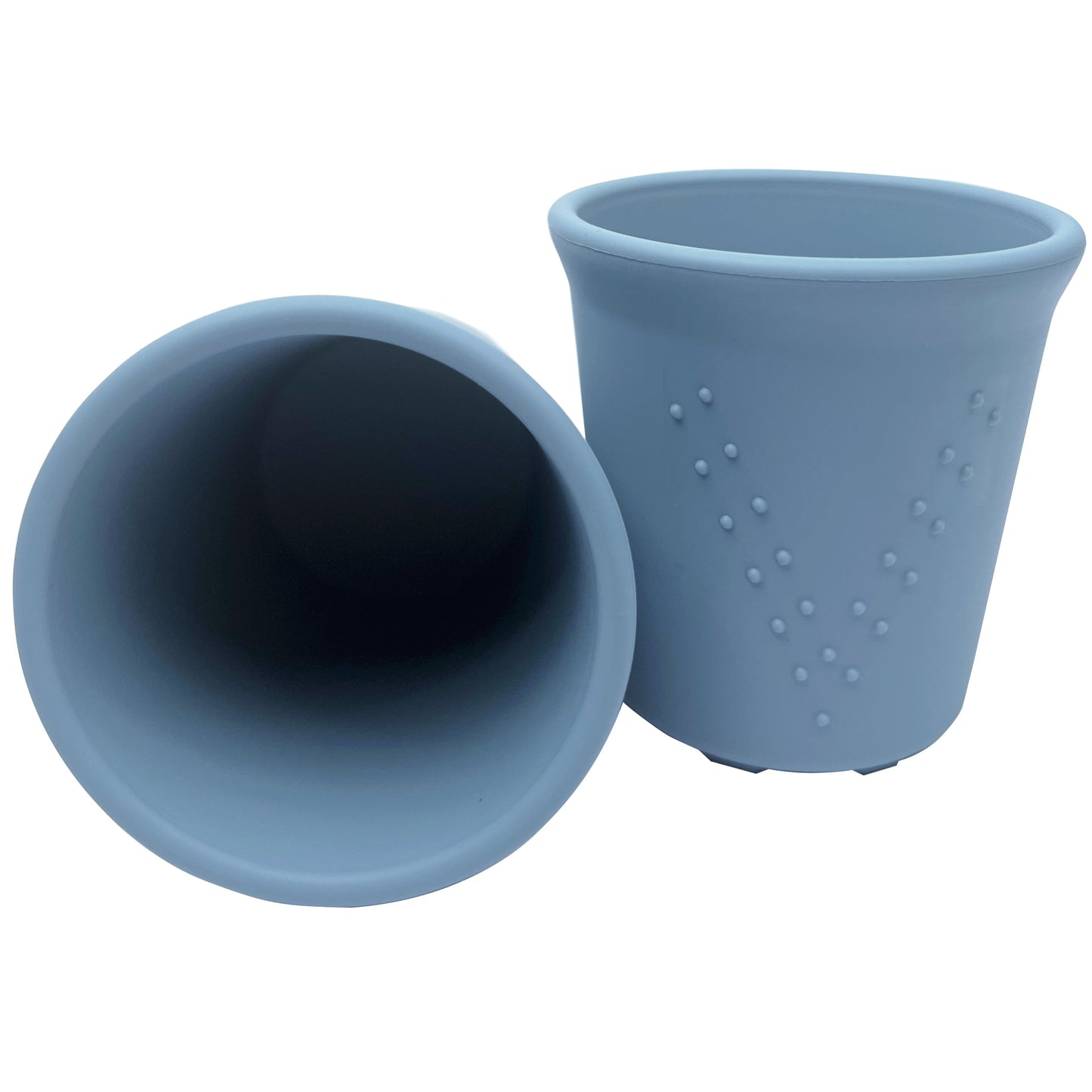 BraveJusticeKidsCo. | SiliSteel™ Drinking Cups | Kids and Toddler Silicone + Steel Dinnerware Cups (2 pack)